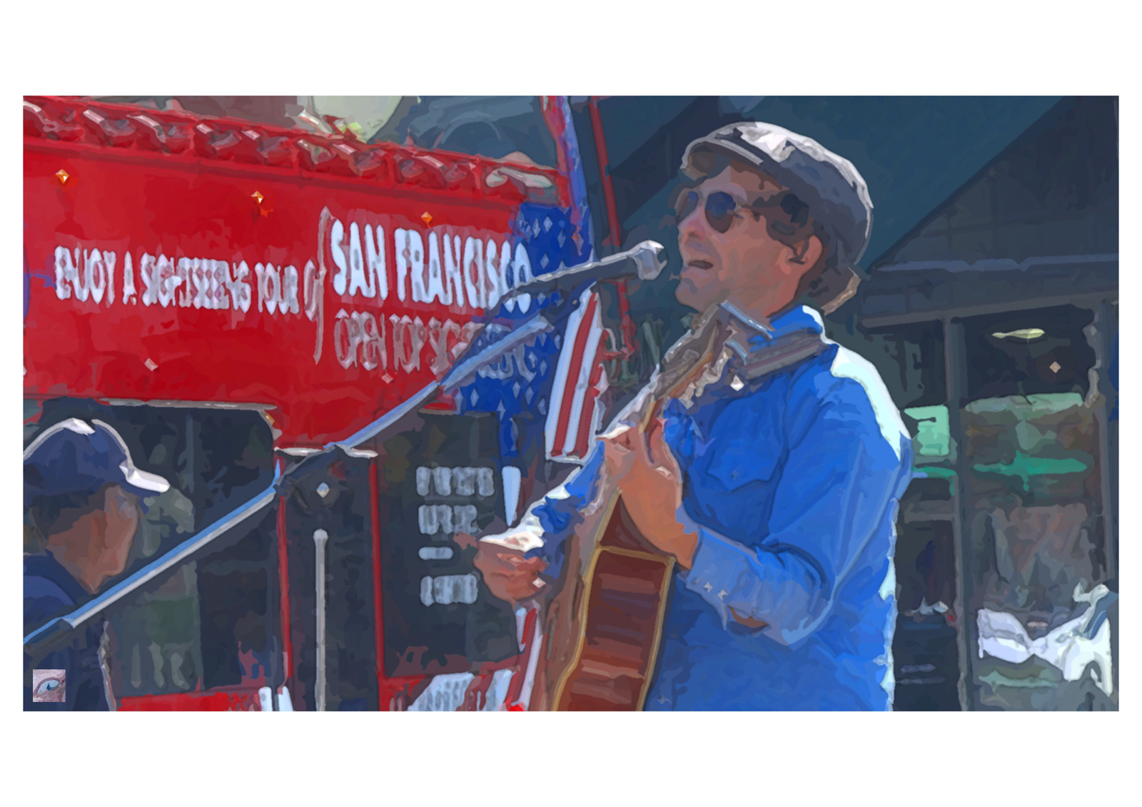 Street singer, San Francisco CA